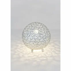 Luminaires Holländer Lampe de table Holländer LILY Argenté, 1 lumière* Lampes À Poser