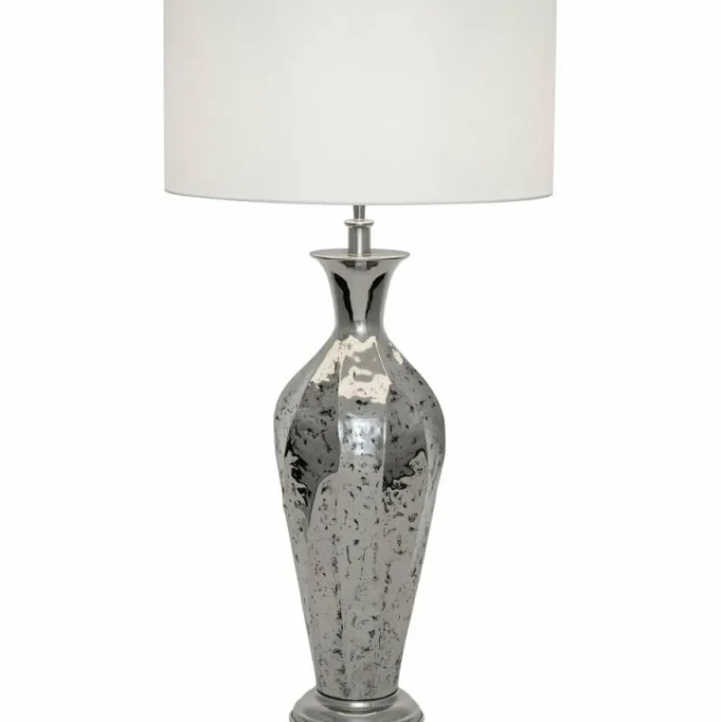 Luminaires Holländer Lampe de table Holländer MAGA Argenté, 1 lumière* Lampes À Poser