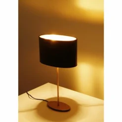 Lampes Dorées-Luminaires Holländer Lampe de table Holländer MATTIA Or, Laiton, 1 lumière