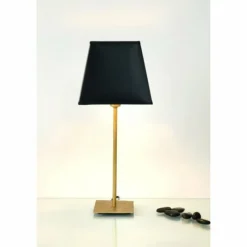 Lampes Dorées-Luminaires Holländer Lampe de table Holländer MATTIA ECKIG Or, 1 lumière