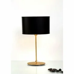 Lampes Dorées-Luminaires Holländer Lampe de table Holländer MATTIA OVAL Or, 1 lumière