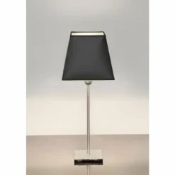 Lampes En Tissu-Luminaires Holländer Lampe de table Holländer MATTIA ECKIG Argenté, 1 lumière