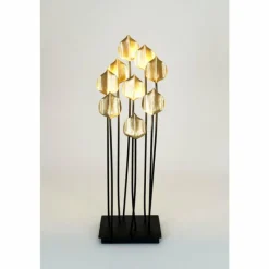 Lampes Dorées-Luminaires Holländer Lampe de table Holländer ORGANIZZATORE Brun, Or, Noir, 7 lumières