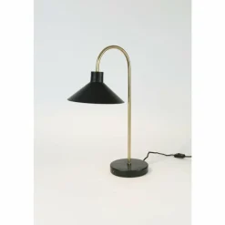 Lampes Dorées-Luminaires Holländer Lampe de table Holländer OKTAVIA Or, Noir, 1 lumière