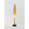 Lampes Dorées-Luminaires Holländer Lampe de table Holländer PENNA Brun, Or, Noir, 1 lumière