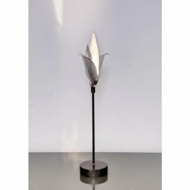 Luminaires Holländer Lampe de table Holländer PICCOLA AIRONE Noir, Argenté, 1 lumière* Lampes À Poser