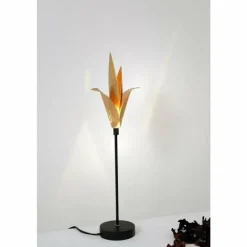 Lampes Dorées-Luminaires Holländer Lampe de table Holländer PICCOLA AIRONE Brun doré, 1 lumière