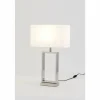 Lampes En Tissu-Luminaires Holländer Lampe de table Holländer SPRAZZO Argenté, 1 lumière