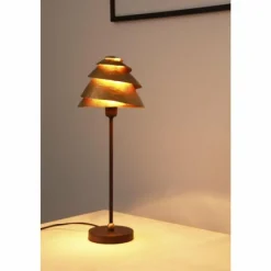 Lampes Dorées-Luminaires Holländer Lampe de table Holländer SNAIL ONE Brun doré, 1 lumière