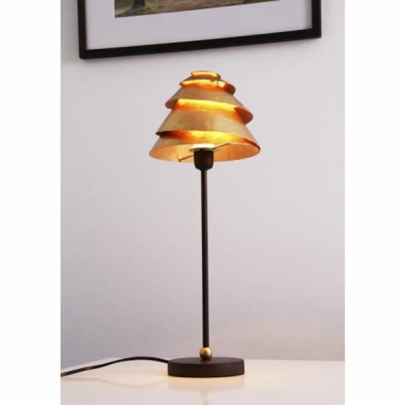 Lampes Dorées-Luminaires Holländer Lampe de table Holländer SNAIL ONE Brun doré, 1 lumière