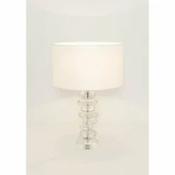 Lampes En Tissu-Luminaires Holländer Lampe de table Holländer TEMPO Transparent, 1 lumière