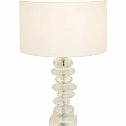 Lampes En Tissu-Luminaires Holländer Lampe de table Holländer TEMPO Transparent, 1 lumière