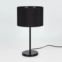 Lampes En Tissu-hofstein Lampe de table Huarate Noir, 1 lumière