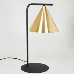 hofstein Lampe de table Hueso Noir, 1 lumière* Lampes À Poser