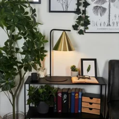 hofstein Lampe de table Hueso Noir, 1 lumière* Lampes À Poser