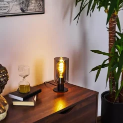 hofstein Lampe de table Hunouri Noir, 1 lumière