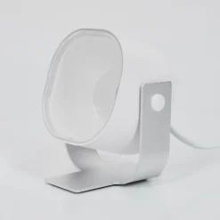 Idual Lampe de table Lilac LED Argenté, 1 lumière, Télécommandes, Changeur de couleurs