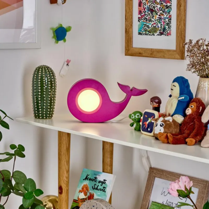 hofstein Lampe de table Ilanz LED Lila, 1 lumière