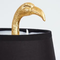 Lampes En Tissu-hofstein Lampe de table Janine Or, 1 lumière