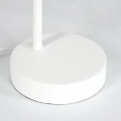 Luminaires Scandinaves-hofstein Lampe de table Javel Chrome, Blanc, 1 lumière