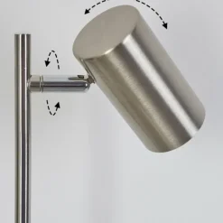 Luminaires Scandinaves-hofstein Lampe de table Javel Chrome, Nickel mat, 1 lumière