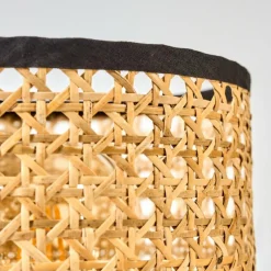 Style Boho-Chic-hofstein Lampe de table Jonas Noir, 1 lumière