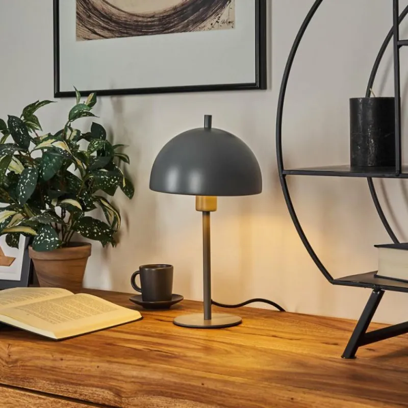 Luminaires Scandinaves-hofstein Lampe de table Kaitulai Gris, 1 lumière