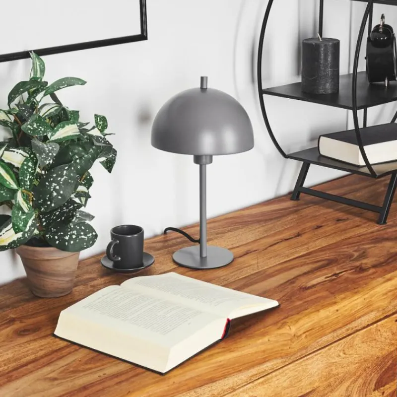 Luminaires Scandinaves-hofstein Lampe de table Kaitulai Gris, 1 lumière