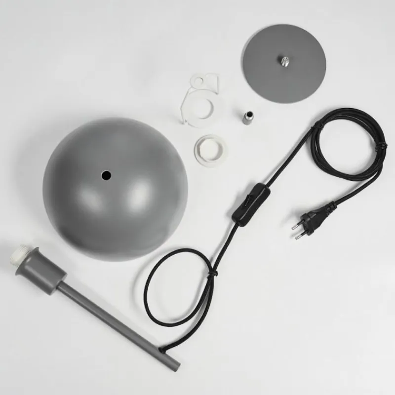 Luminaires Scandinaves-hofstein Lampe de table Kaitulai Gris, 1 lumière