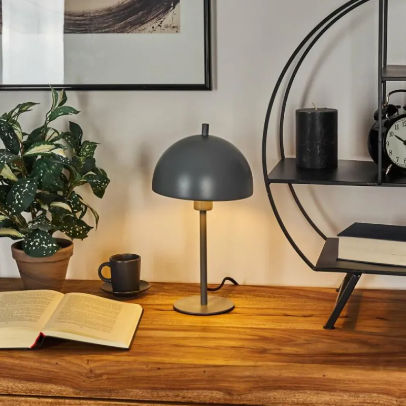 Luminaires Scandinaves-hofstein Lampe de table Kaitulai Gris, 1 lumière