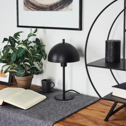 hofstein Lampe de table Kaitulai Noir, 1 lumière