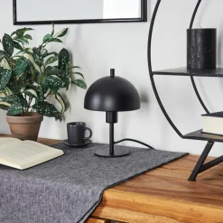 hofstein Lampe de table Kaitulai Noir, 1 lumière* Lampes À Poser