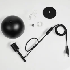 hofstein Lampe de table Kaitulai Noir, 1 lumière* Lampes À Poser