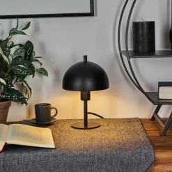 hofstein Lampe de table Kaitulai Noir, 1 lumière* Lampes À Poser