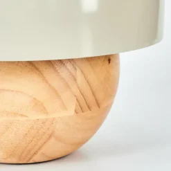 Luminaires Scandinaves-hofstein Lampe de table Kanchriech Écru, 1 lumière