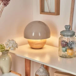 Luminaires Scandinaves-hofstein Lampe de table Kanchriech Écru, 1 lumière