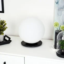 hofstein Lampe de table Karhia Noir, 1 lumière