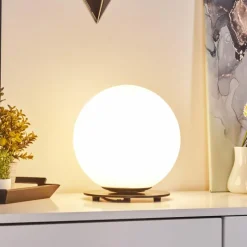 hofstein Lampe de table Karhia Noir, 1 lumière