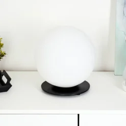 hofstein Lampe de table Karhia Noir, 1 lumière