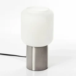 hofstein Lampe de table Keppoch Nickel mat, 1 lumière