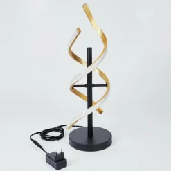 hofstein Lampe de table Khovet LED Noir, 1 lumière