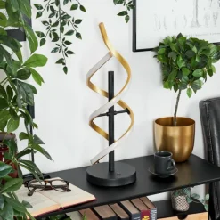 hofstein Lampe de table Khovet LED Noir, 1 lumière