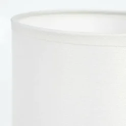 Lampes En Tissu-hofstein Lampe de table Kigombo Crème, Blanc, 1 lumière