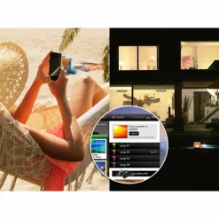 Luminaires Philips Lampe de table, kit d'extension Philips Hue Ambiance White & Color Iris LED Transparent, Blanc, 1 lumière, Changeur de couleurs