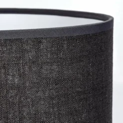 Lampes En Tissu-hofstein Lampe de table Korhola Brun, Chrome, Couleur bois, 1 lumière