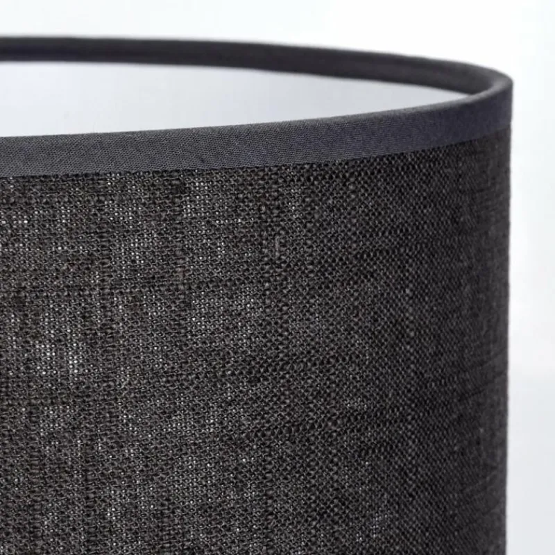 Lampes En Tissu-hofstein Lampe de table Korhola Brun, Chrome, Couleur bois, 1 lumière