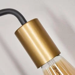 Lampes Vintages & Rétros-hofstein Lampe de table Krapeu Laiton, Noir, 1 lumière