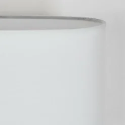 Lampes En Tissu-hofstein Lampe de table Kumpuranta Nickel mat, Blanc, 1 lumière