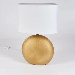 Lampes En Tissu-hofstein Lampe de table Lahnus Or, 1 lumière