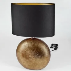 Lampes En Tissu-hofstein Lampe de table Lahnus Or, 1 lumière